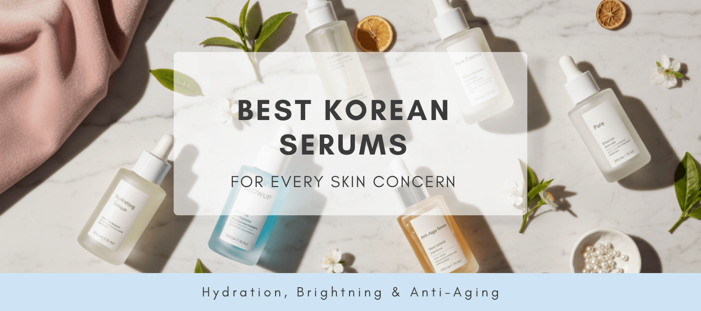 Best Korean Serums for Every Skin Concern: Hydration, Brightening, and Anti-Aging